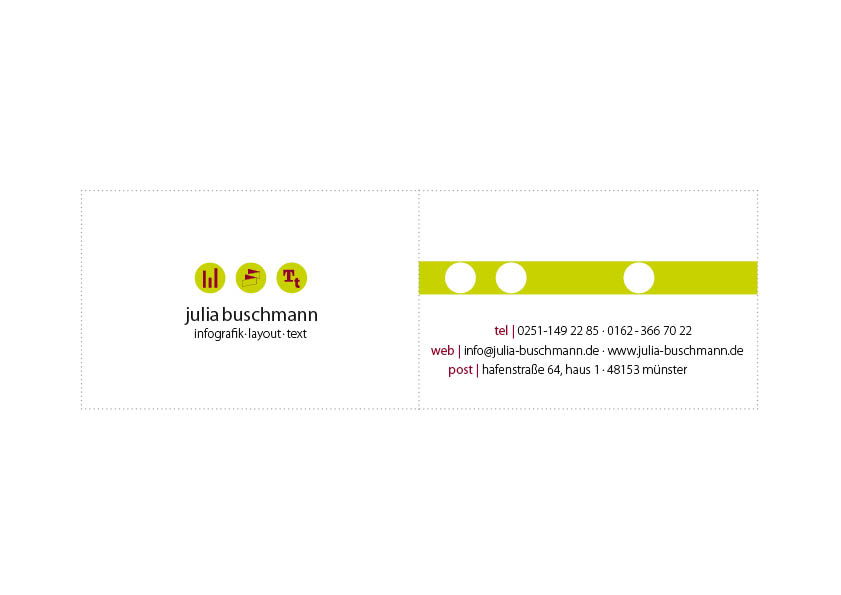 Infografik Layout Text, Julia Buschmann // Hafenstra&szlig;e 64, Haus 1 // 48153 M&uuml;nster